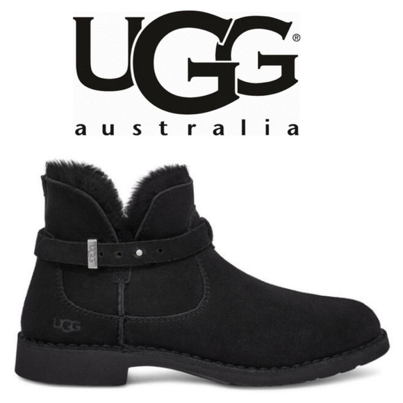 UGG Women's Elisa Suede Short Ankle Boots size 5.5 - Picture 1 of 11